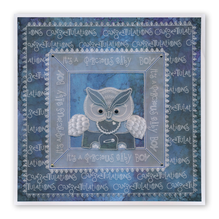 Mini Word Chains Collection Groovi Border Plate Set