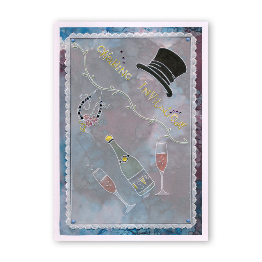 CLEARANCE Dream & Congratulations Mini Word Chains Groovi Border Plate