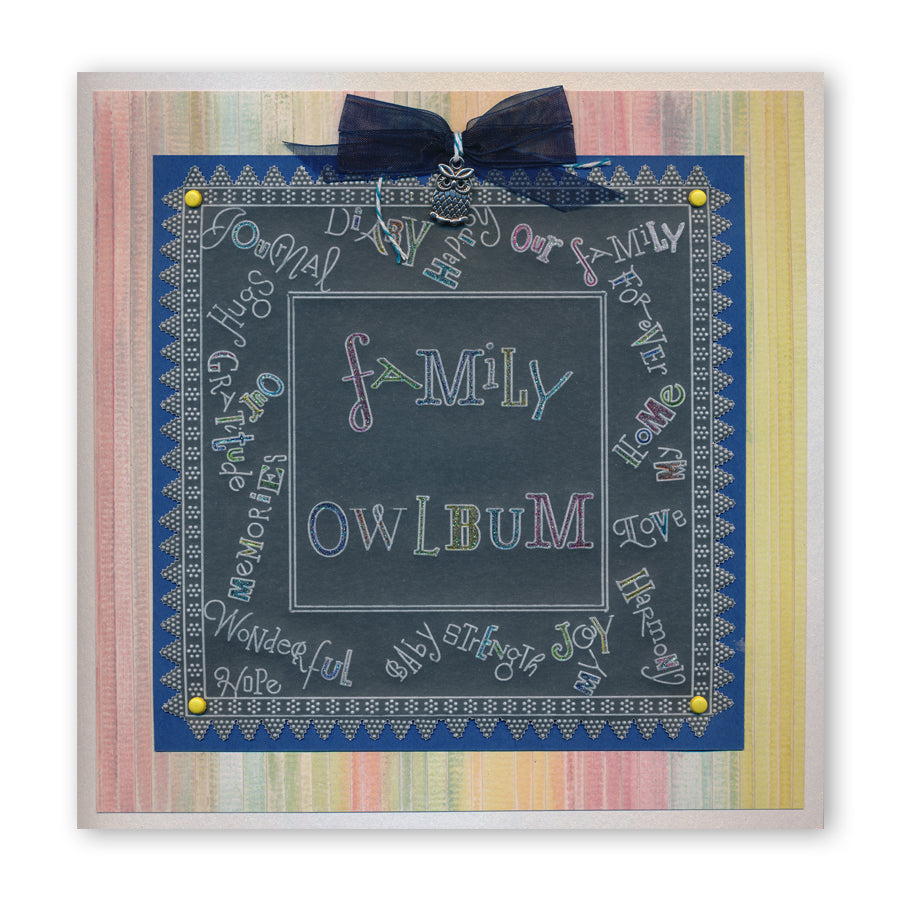 CLEARANCE Dream & Congratulations Mini Word Chains Groovi Border Plate