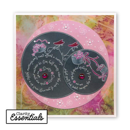 Nested Circles Picot Cut A4 Square Groovi Plate