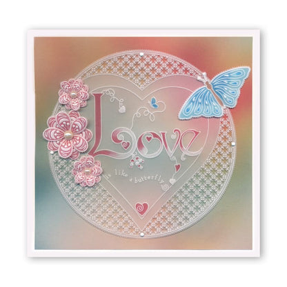 Nested Circles Picot Cut Die Set & Groovi Plate