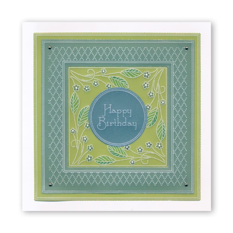 Nested Circles Picot Cut Die Set & Groovi Plate