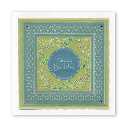 Nested Circles Picot Cut Die Set & Groovi Plate