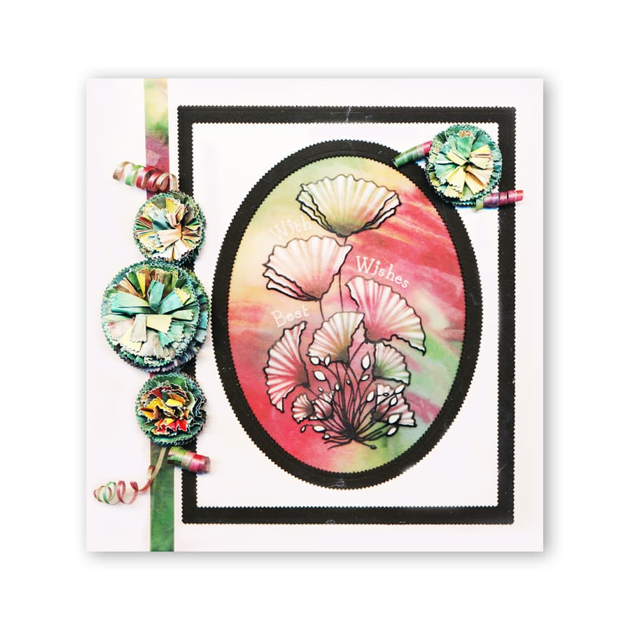 Nested Rectangles Picot Cut A4 Square Groovi Plate