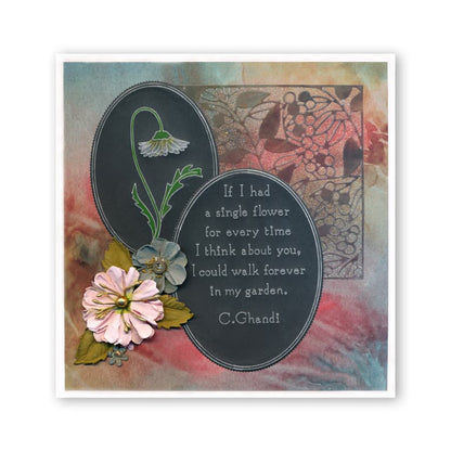 Nested Squares Picot Cut A4 Square Groovi Plate