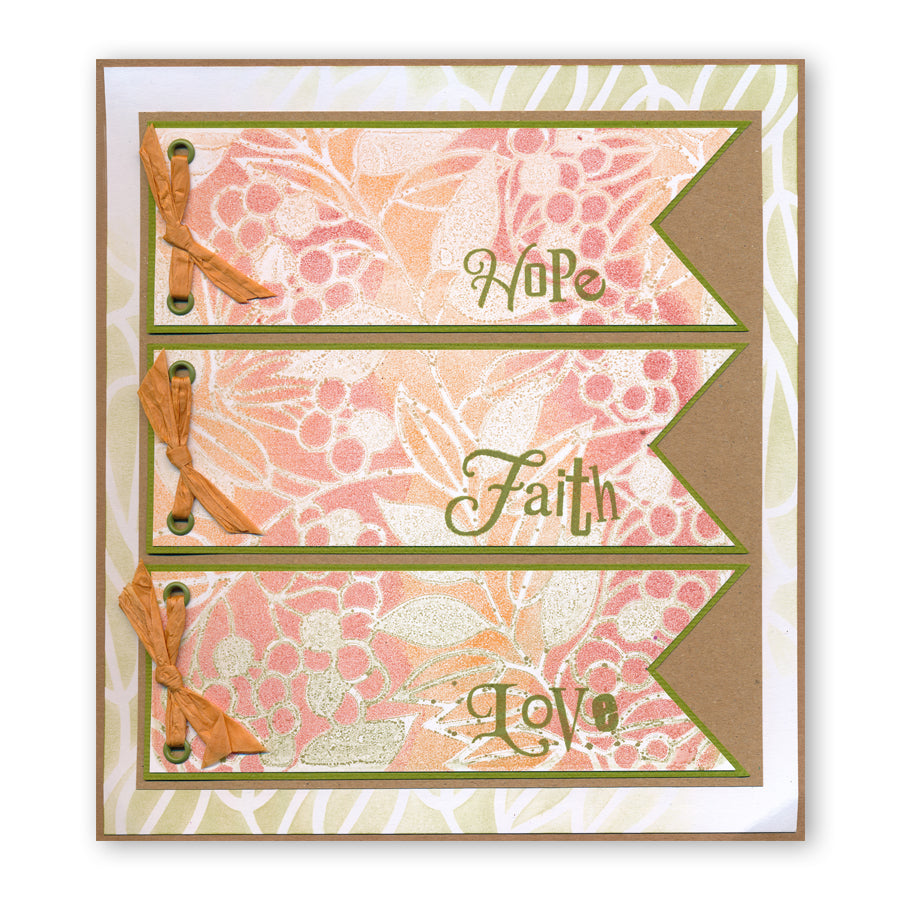 Botanicals 7" x 7" Stencil Collection