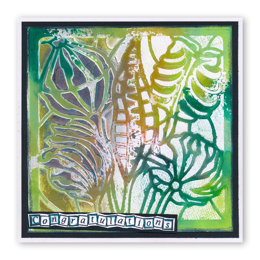 Botanicals 7" x 7" Stencil Collection