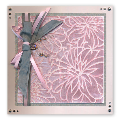 Casablanca Lilies 7" x 7" Stencil