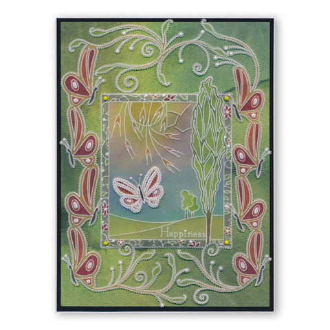 Happiness Is as a Butterfly A5 Groovi Plate