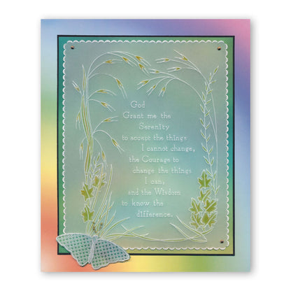 Serenity Prayer A5 Groovi Plate