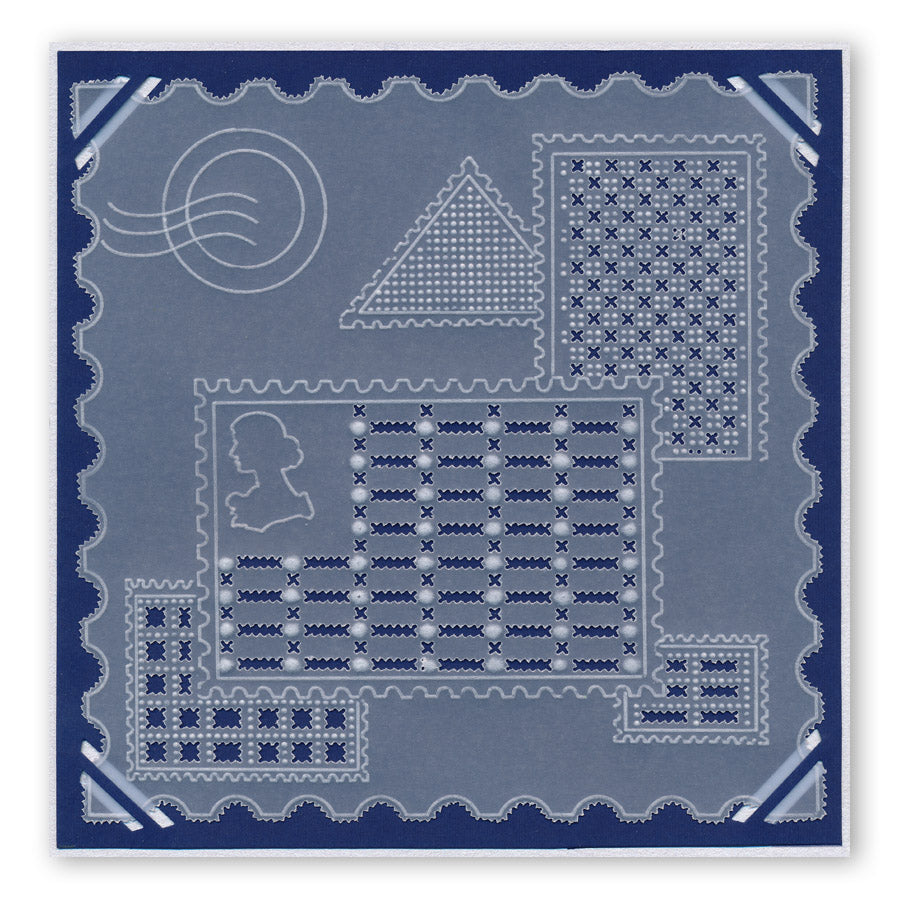 Postage A5 Square Groovi Plate