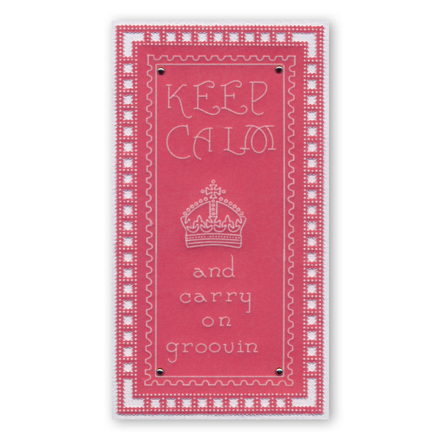 Postage A5 Square Groovi Plate