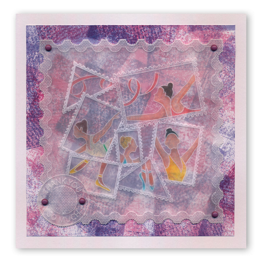 Postage A5 Square Groovi Plate