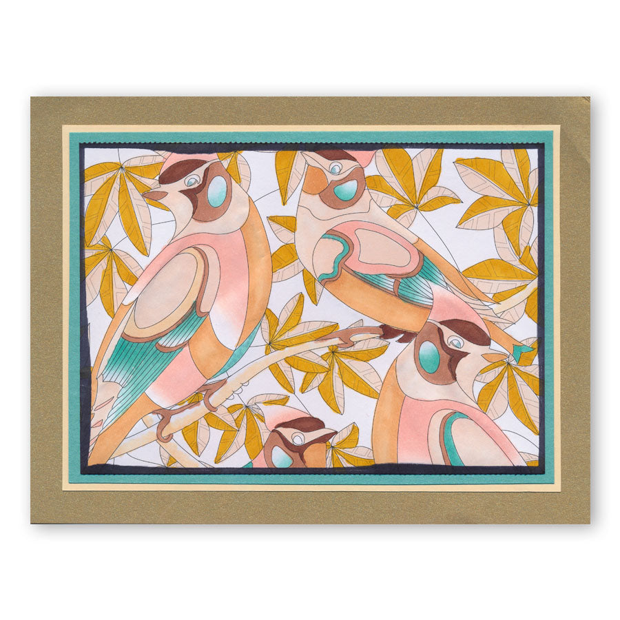 Colouring Postcards - Feathered Friends Collection Sets 1, 2 & 3