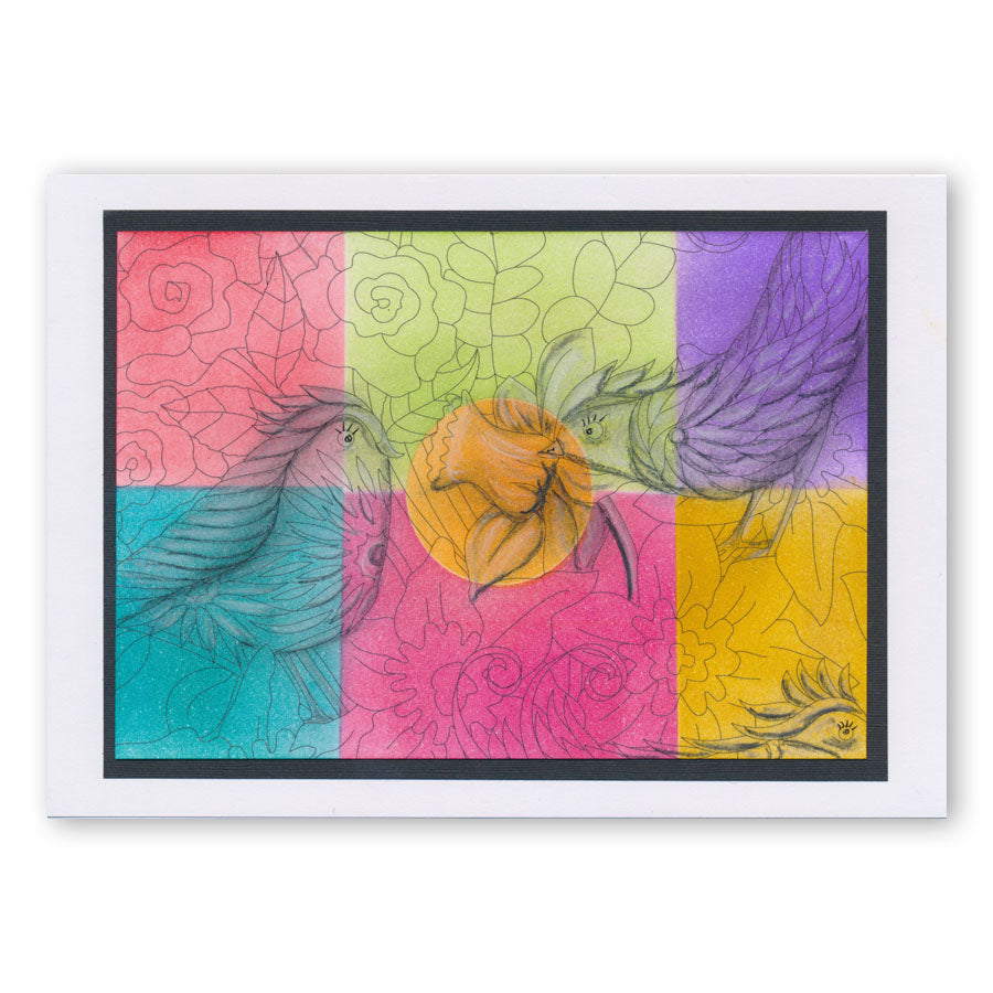 Colouring Postcards - Feathered Friends Collection Sets 1, 2 & 3