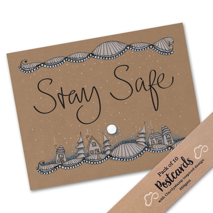 Pack of 10 Postcards - Assortment Pack