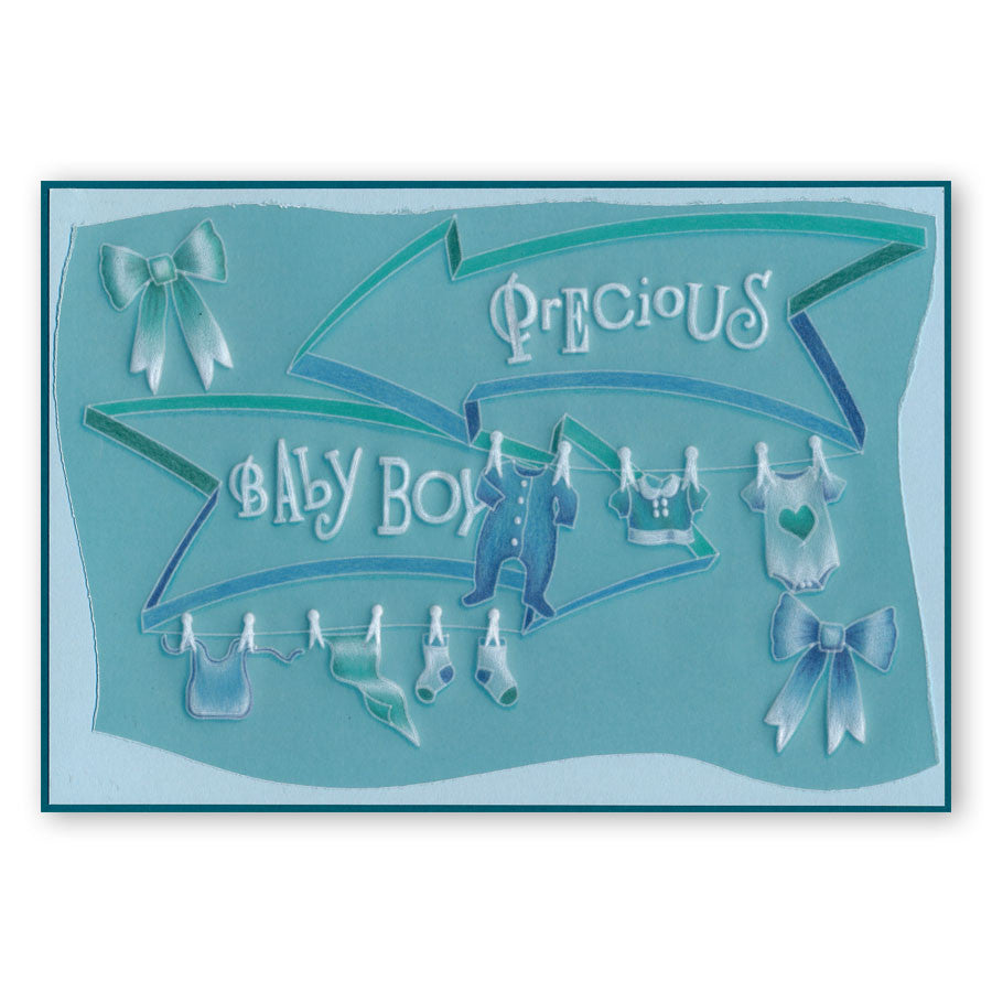 Birthday & Darling Word Chains Groovi Border Plate