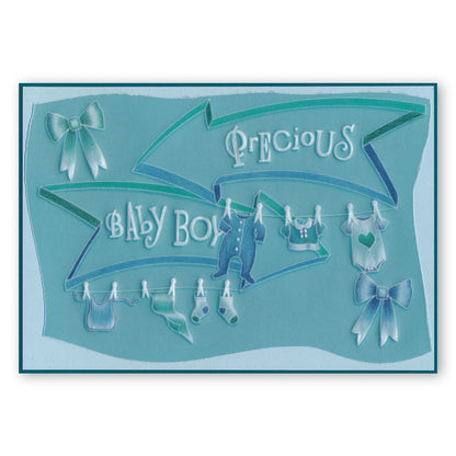 Birthday & Darling Word Chains Groovi Border Plate