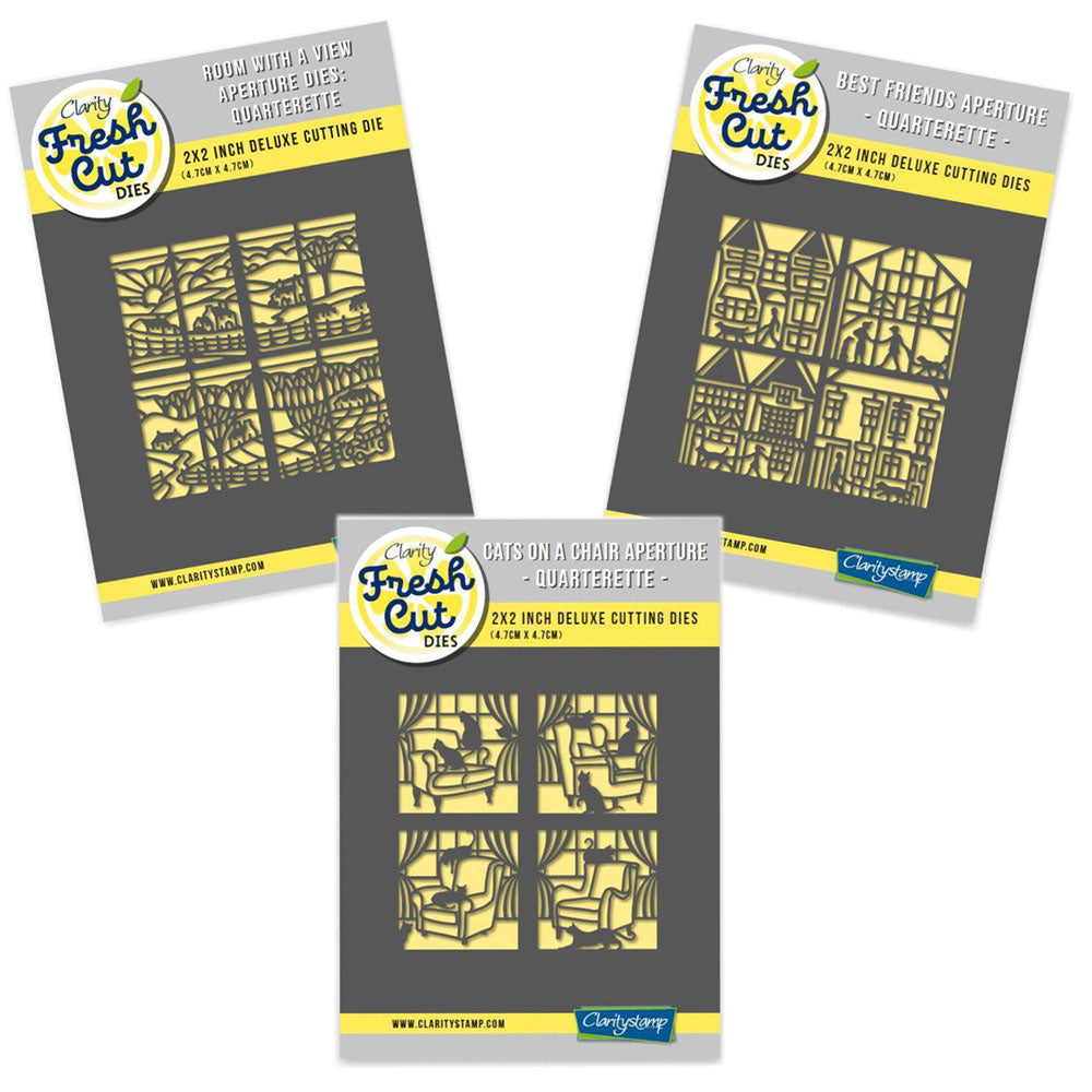 Quarterettes - Aperture Clarity Fresh Cut Die Trio