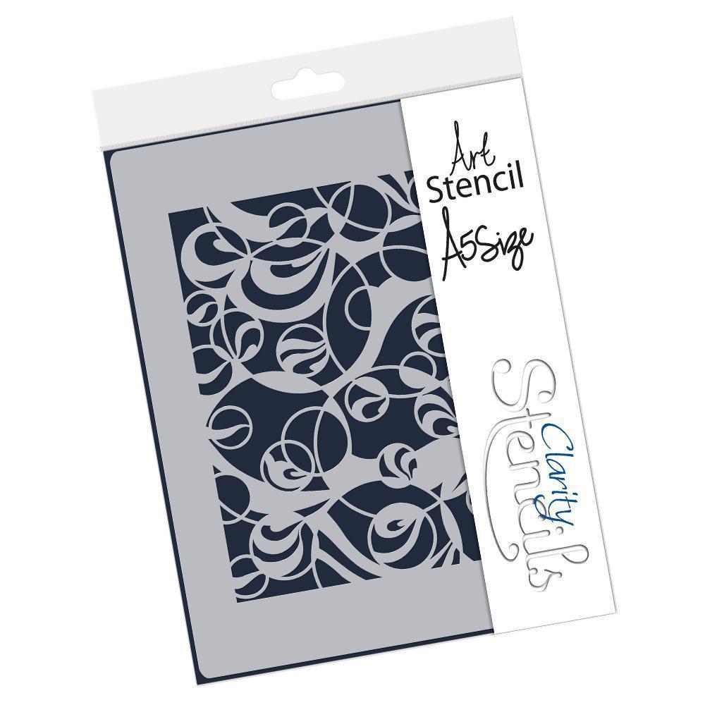 Doodleology Retro Circles A5 Stencil