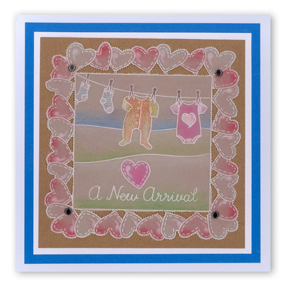 Ribbon & Stitching Groovi Border Plate Set