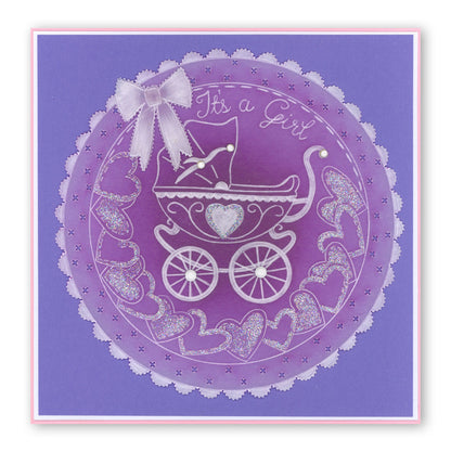 Ribbon & Stitching Groovi Border Plate Set