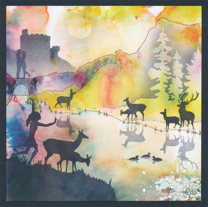 Riverside Landscape & Reflection A5 Mask Set & A5 Mask Folder