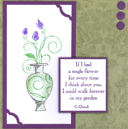 Roseart 7" x 7" Stencil