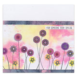 Kiss by Clarity - Build-a-Scene Star Flowers A6 Stamp Set