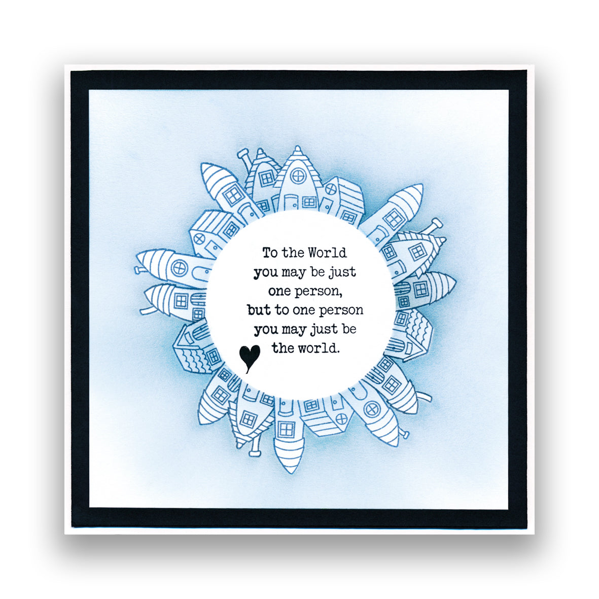 Barbara's SHAC Funky Houses A5 Stamp & Mask Set