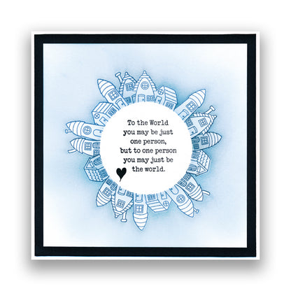 Barbara's SHAC Funky Houses A5 Stamp & Mask Set