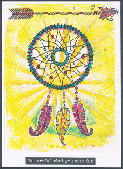 Barbara's SHAC Dreamcatcher Doodle A5 Stamp & Mask Set