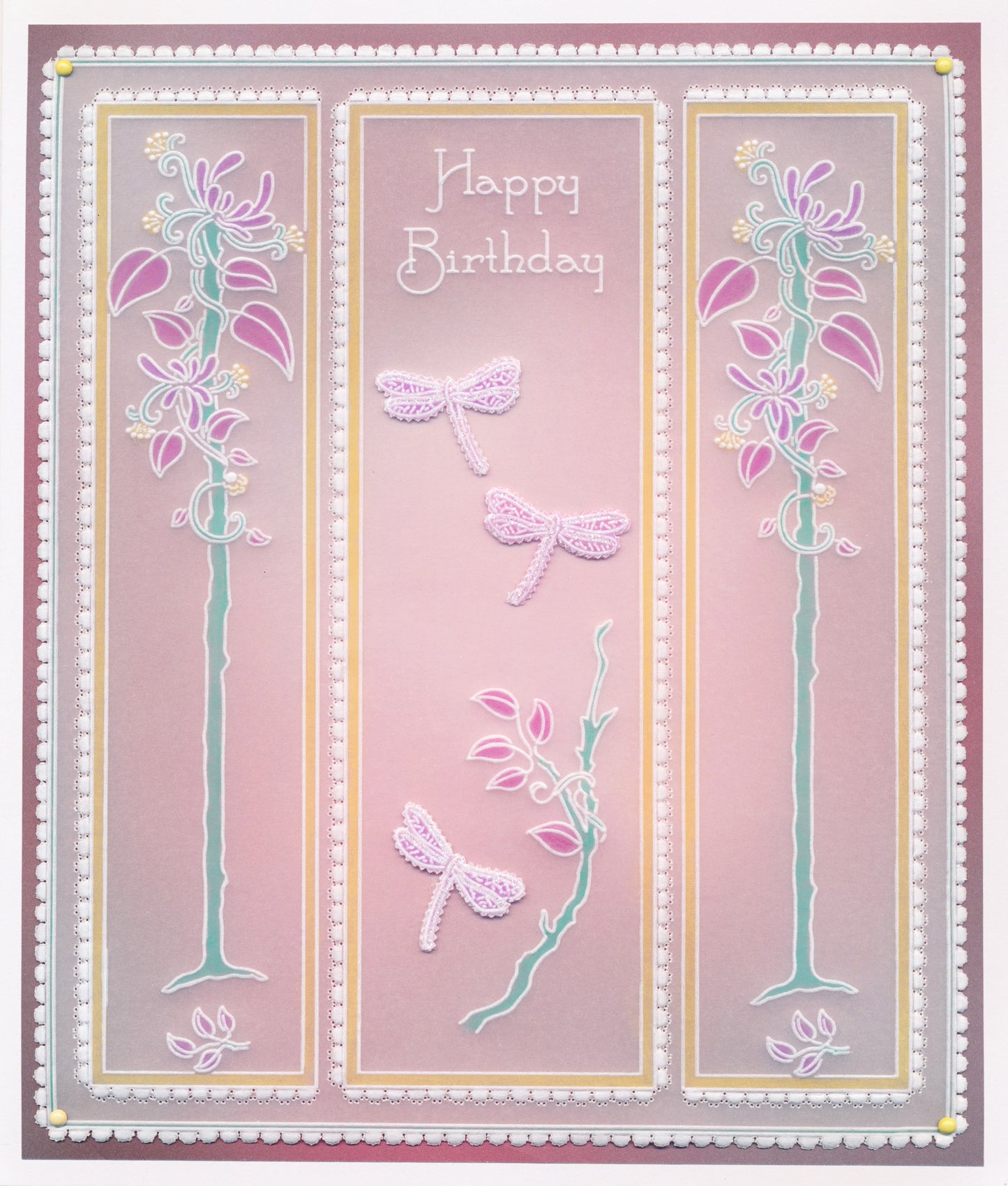 Barbara's SHAC Woodland Honeysuckle A5 Groovi Plate