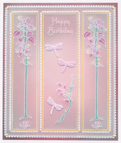 Barbara's SHAC Woodland Honeysuckle A5 Groovi Plate