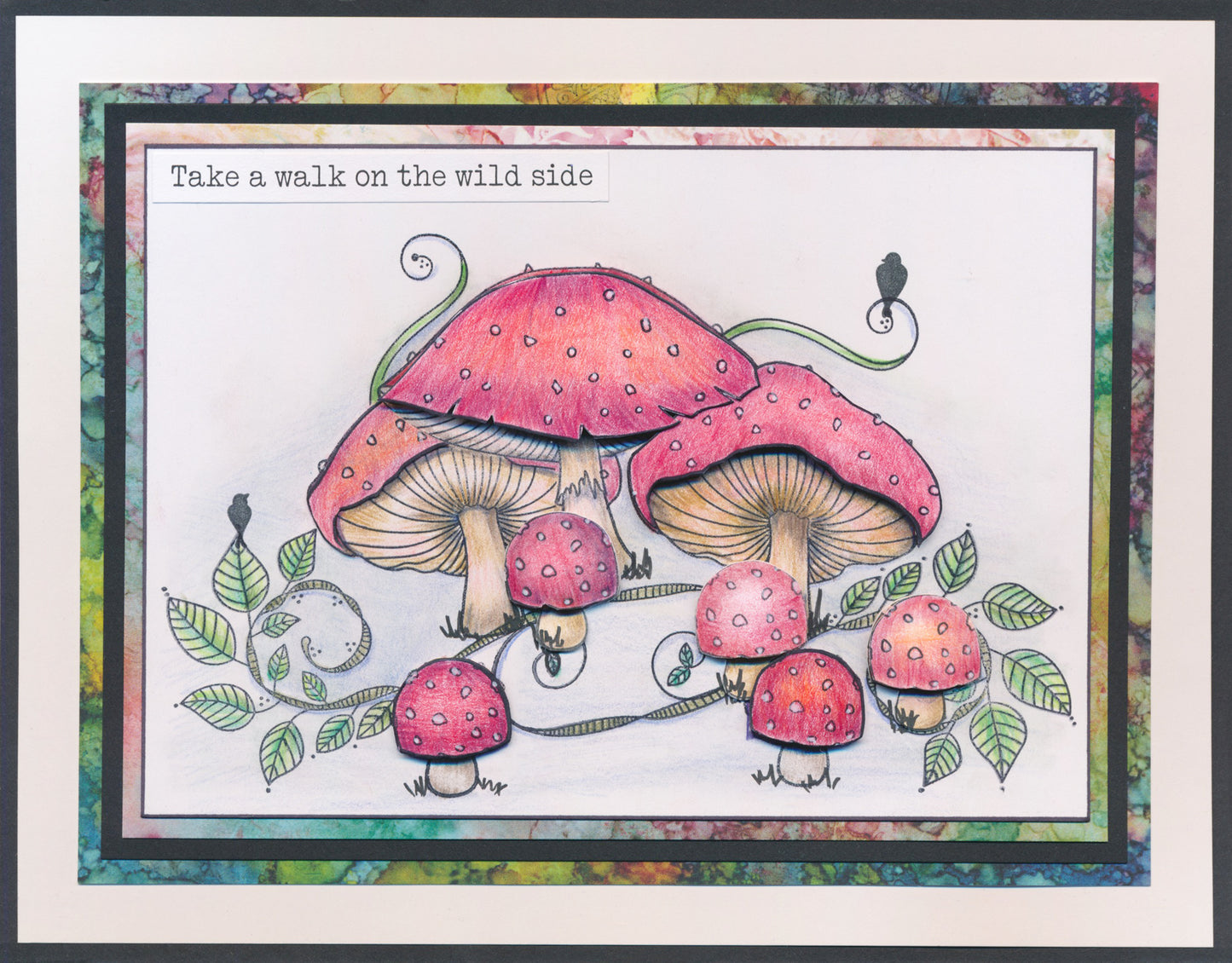 Barbara's SHAC Woodland Honeysuckle A5 Stamp & Mask Set