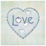 Barbara's SHAC Love Heart Doodle A5 Square Groovi Plate