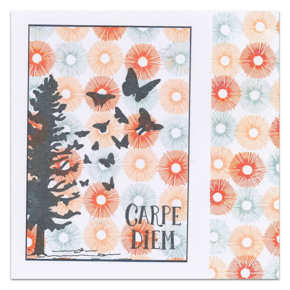 Butterfly Tree A5 Square Stamp Set