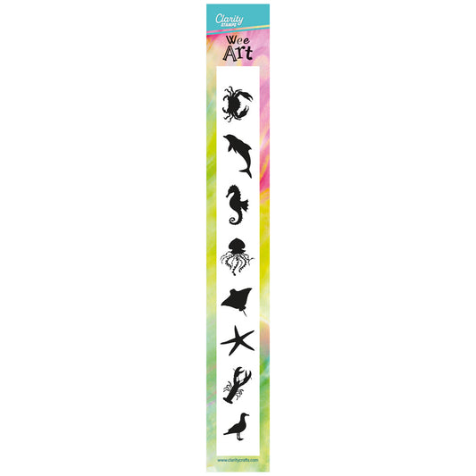 Wee Marine Life Silhouettes Stamp Set