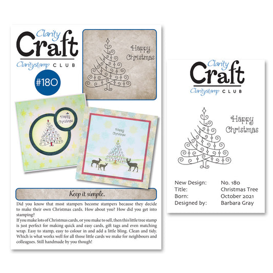 New Design Stamp Club Back Issue - 180 - Christmas Tree