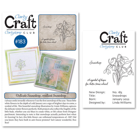 New Design Stamp Club Back Issue - 183 - Snowdrops