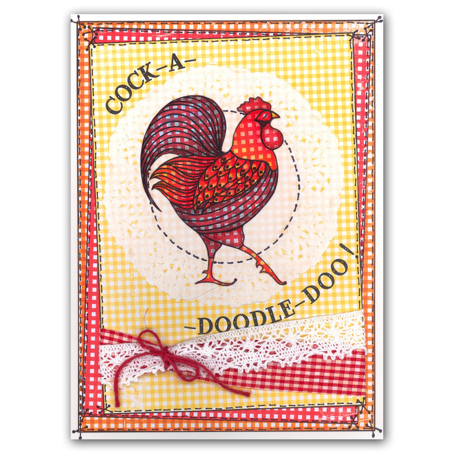 Cockerel & Hen A5 Stamp & Mask Set