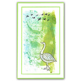 Geese A5 Square Stamp & Mask Set