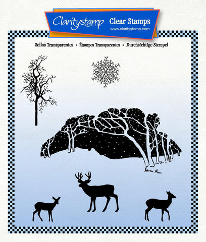 Winter Wonderland A5 Square Stamp Set