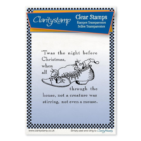 Twas the Night 1 - Shoe - Fine Line A6 Stamp