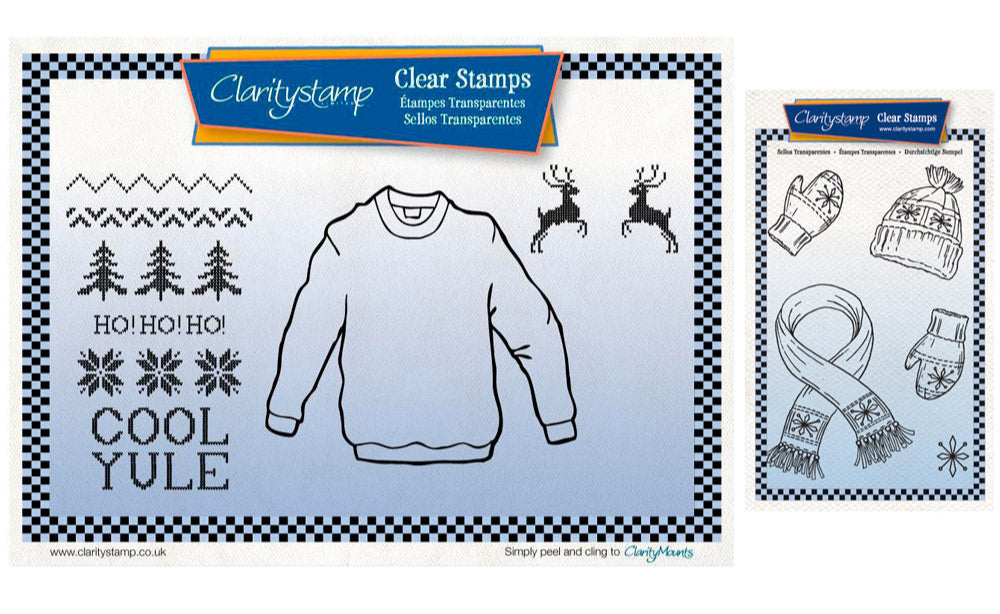 Jim's Christmas Jumper & Accessories A5 & A7 Stamp & Mask Collection