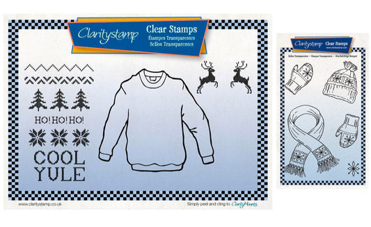 Jim's Christmas Jumper & Accessories A5 & A7 Stamp & Mask Collection