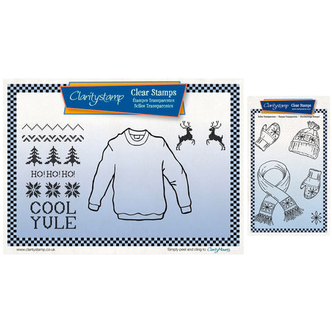 Jim's Christmas Jumper & Accessories A5 & A7 Stamp & Mask Collection