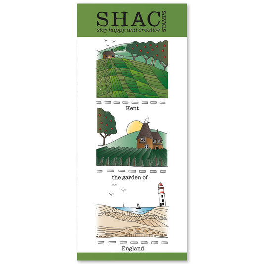 Barbara's SHAC Kent Garden of England A4 Slim Stamp Set