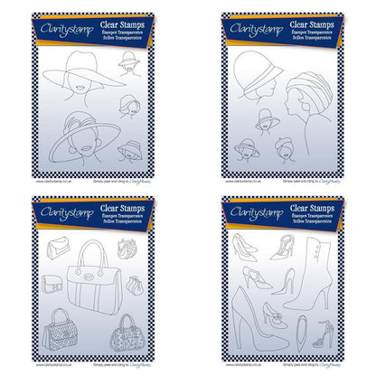 Hats, Bags & Shoes A5 Stamp & Mask Collection