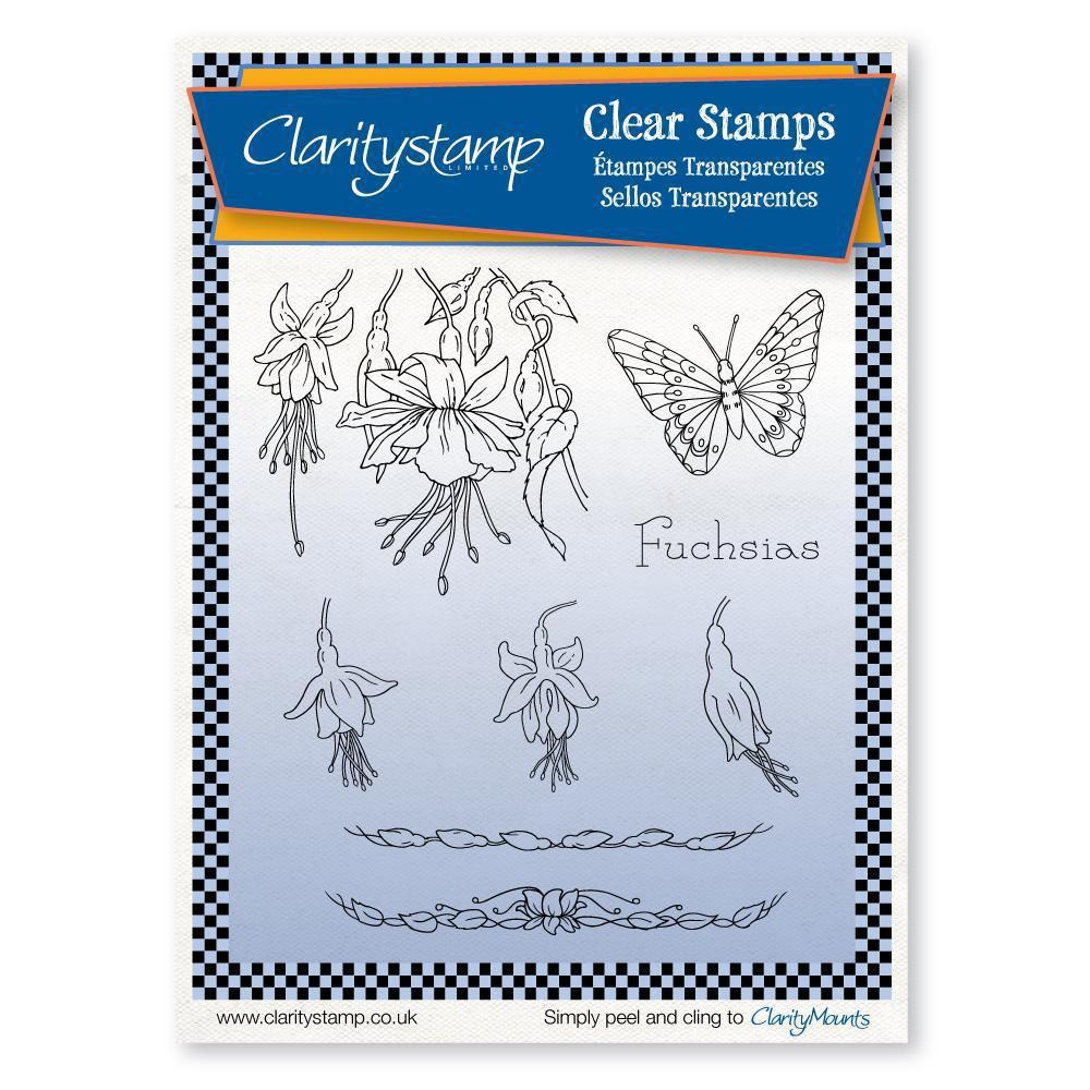 Jayne's Fuchsias A5 Stamp Set